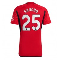 Pánský Fotbalový dres Manchester United Jadon Sancho #25 2023-24 Domácí Krátký Rukáv
